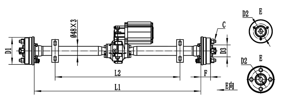 Rear Drive Axle Assembly HQ10 Series