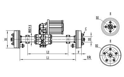 Rear Drive Axle Assembly HQ14 Series