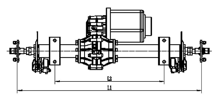 Rear Drive Axle Assembly HQ14D Series