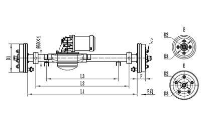 Rear Drive Axle Assembly HQ14Y Series