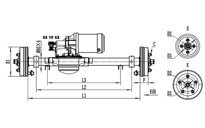 Rear Drive Axle Assembly HQ155Y Series