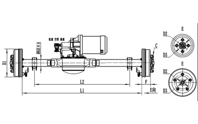 Rear Drive Axle Assembly HQ160Y Series